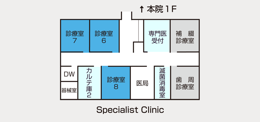 Specialist Clinic案内図